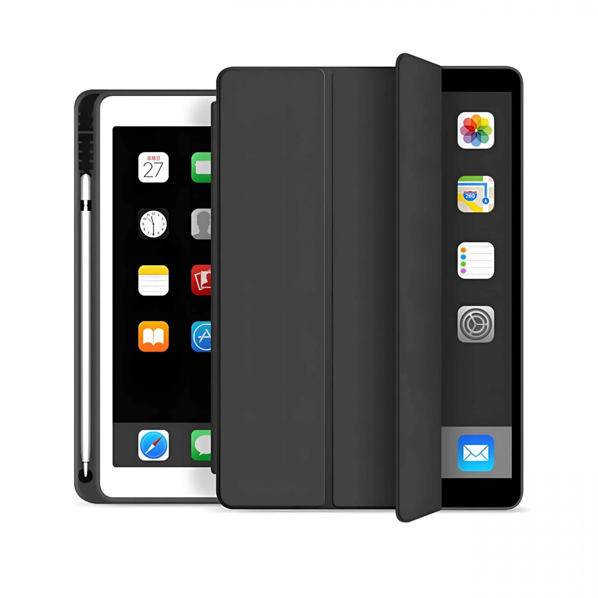 Чехол Smart Case+stylus for Apple iPad 10.2 (2019/20/21)/pro10.5(2017)/Air 10.5 Black